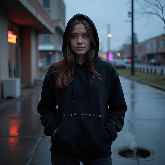 4resh we7akecare x Qzyn | Hood Mornin' | Hoodie